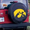 Holland Bar Stool Co 32 1/4 x 12 Iowa Tire Cover TCYIowaUnBK